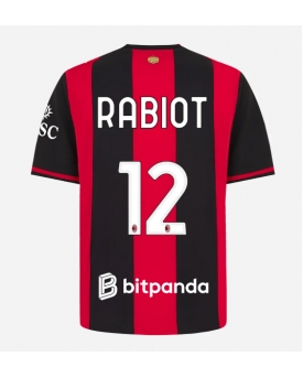 Billige Fotballdrakt AC Milan Adrien Rabiot #12 Replika Hjemmedrakt 2026-27 Kortermet Billige Fotballdrakt AC Milan Adrien Rabiot #12 Replika Hjemmedrakt 2026-27 Kortermet